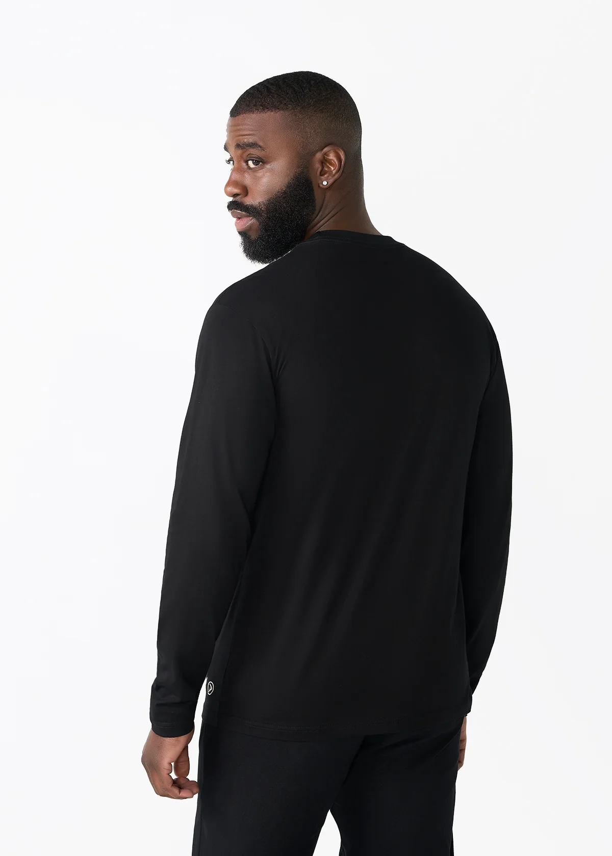Addo Men's African Print Applique T-Shirt (Black Cream Tribal) - Image 7