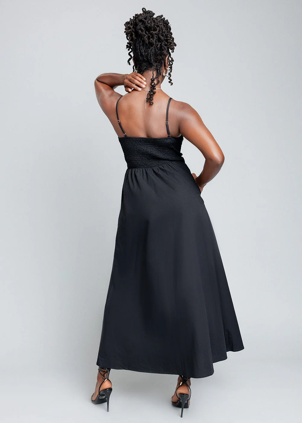 Anjiola Women's Maxi Dress (Black) - Image 3
