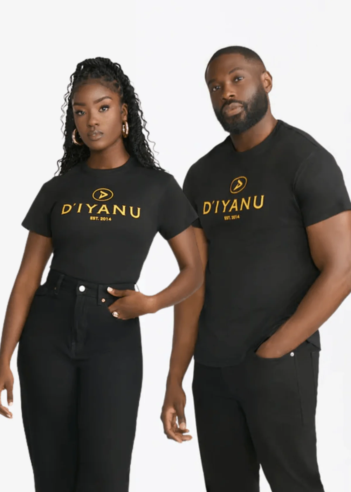 D'IYANU Brand T-Shirt (BLACK)