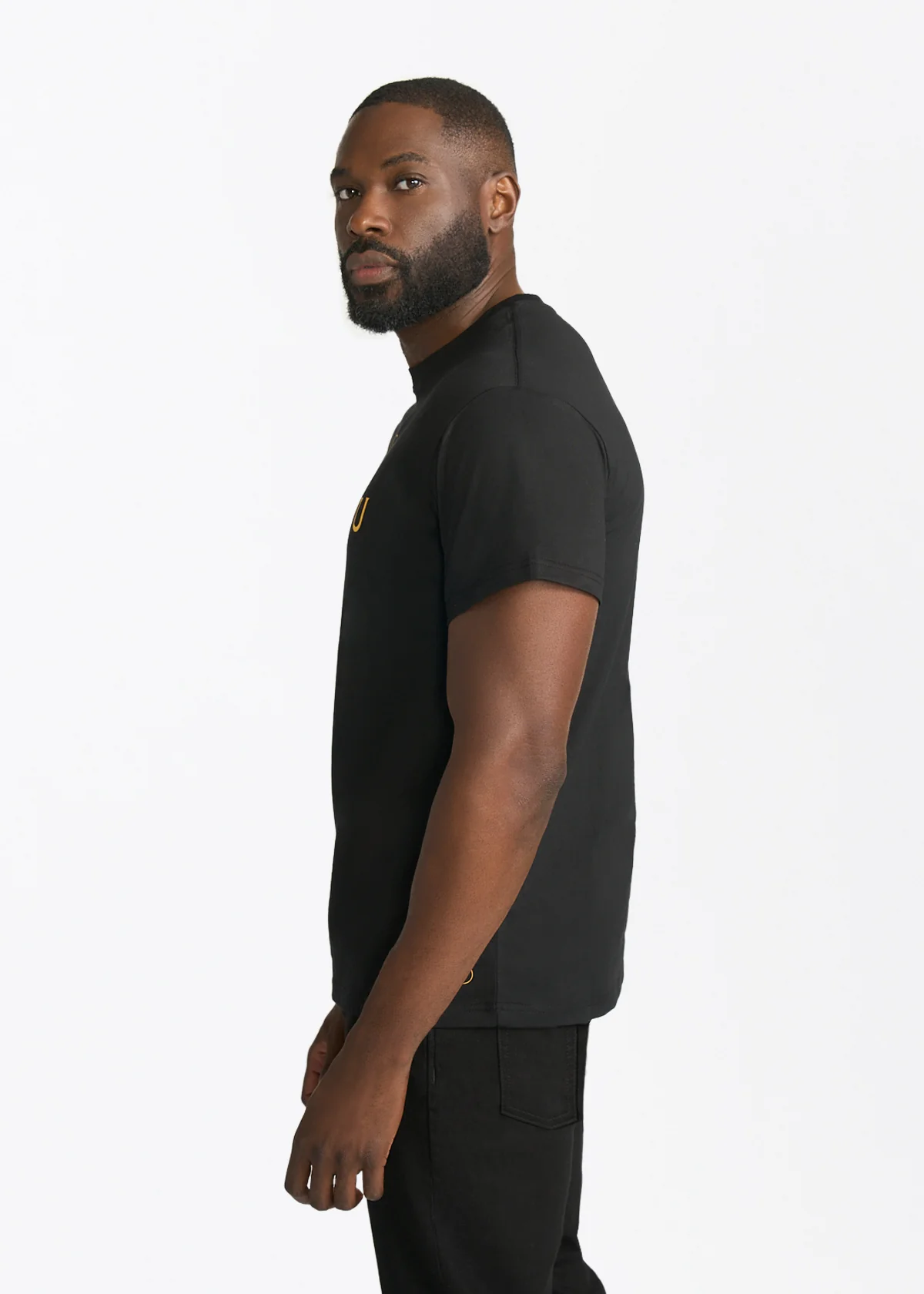 D'IYANU Brand T-Shirt (BLACK) - Image 7