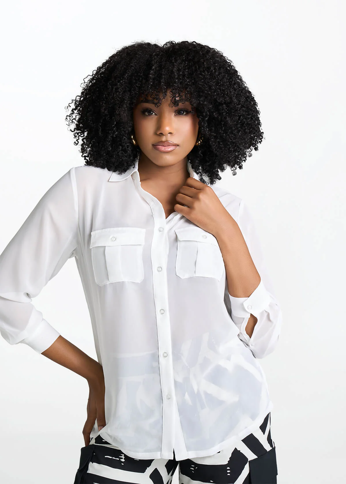 Nyala Women's Sheer Blouse