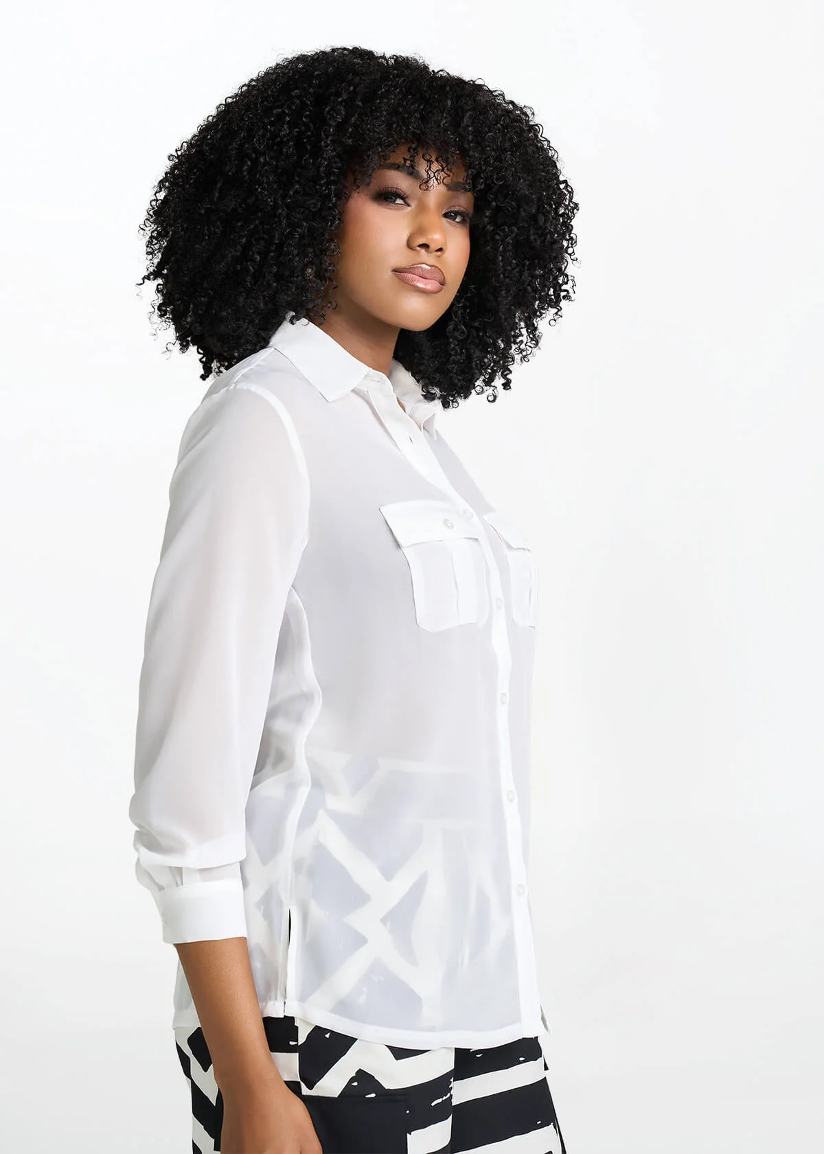 Nyala Women's Sheer Blouse - Image 3