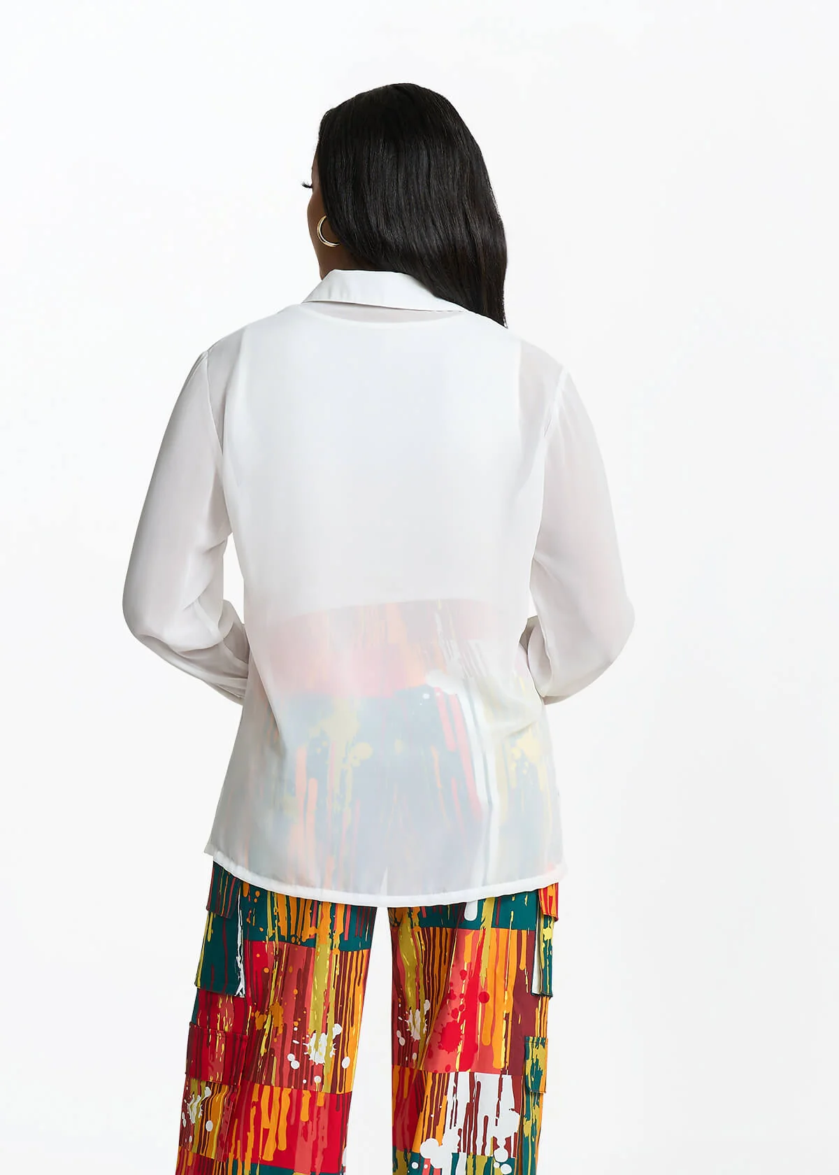 Nyala Women's Sheer Blouse - Image 5