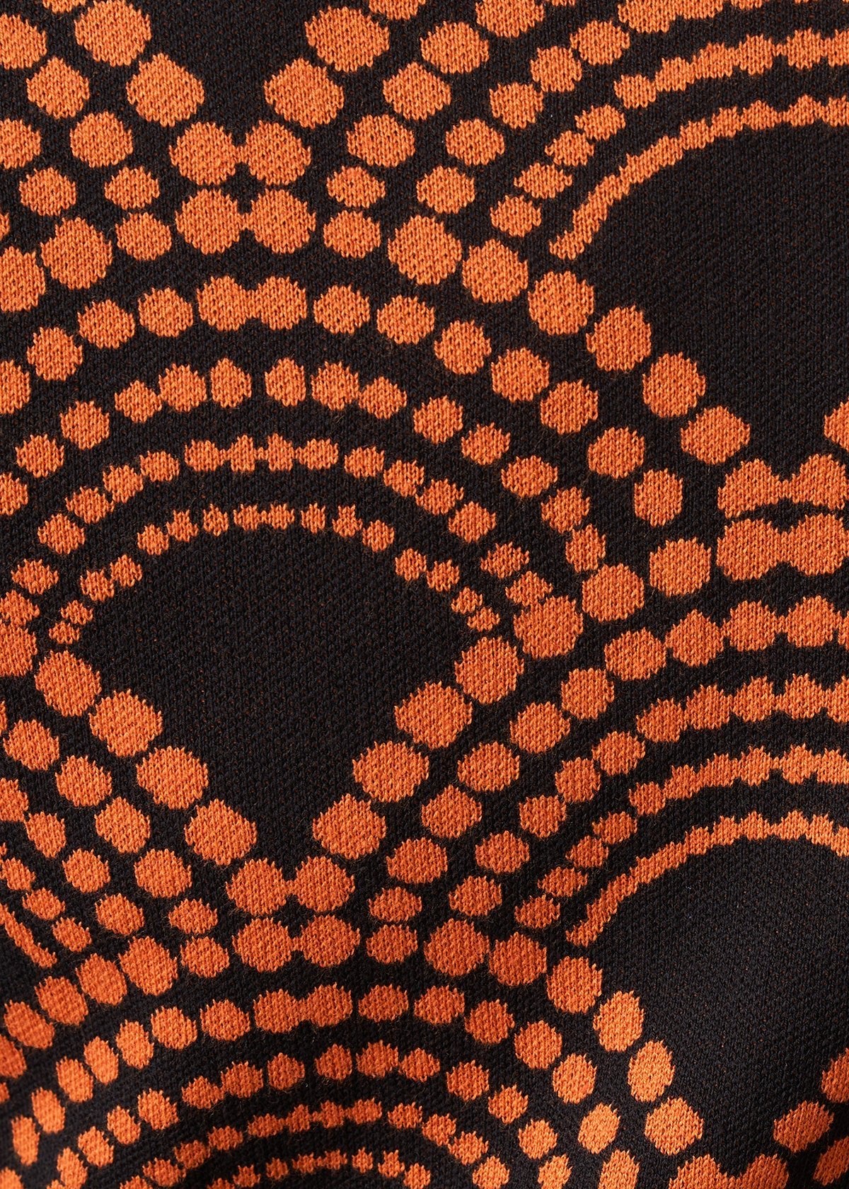 Oma Kids Unisex African Print Sweater (Black Amber Dots) - Image 8