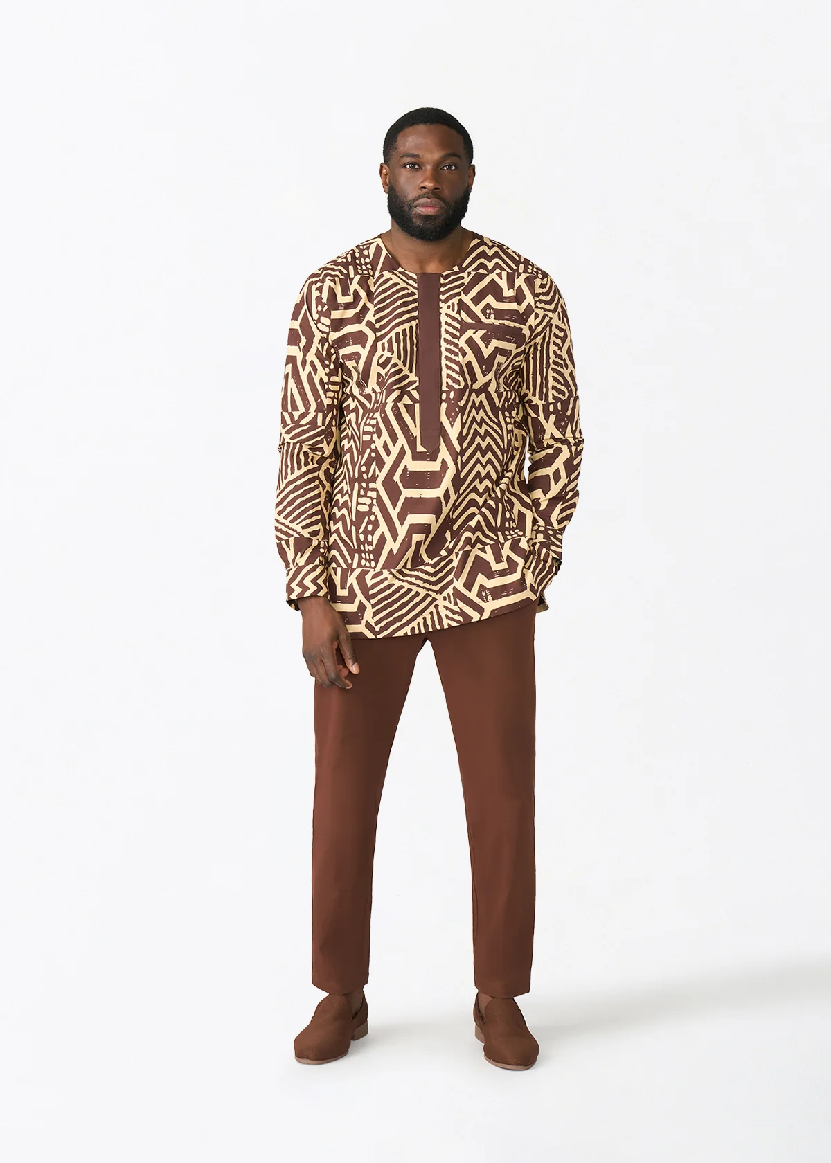 Tumaini Men's Pants (Brown) - Image 4